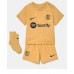Barcelona Frenkie de Jong #21 Udebanetrøje Børn 2022-23 Kortærmet (+ Korte bukser)